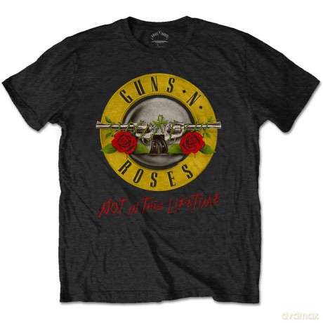 Guns n Roses: Guns N' Roses Men's Tee: Not in this Lifetime Tour Xerox with Back Print (Large)