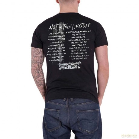 Guns n Roses: Guns N' Roses Men's Tee: Not in this Lifetime Tour Xerox with Back Print (Medium)