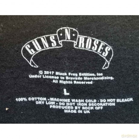 Guns n Roses: Guns N' Roses Men's Tee: Not in this Lifetime Tour Xerox with Back Print (Medium)