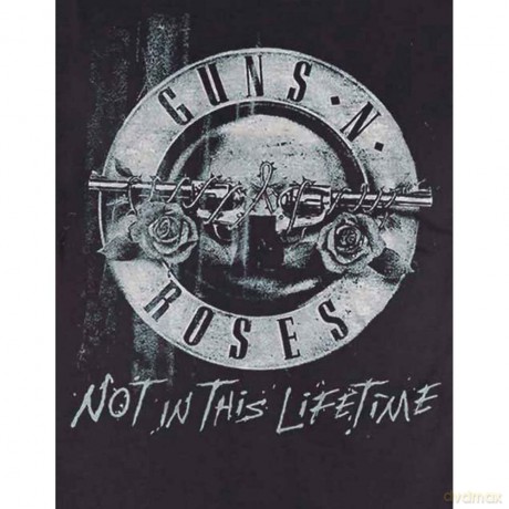 Guns n Roses: Guns N' Roses Men's Tee: Not in this Lifetime Tour Xerox with Back Print (Small)