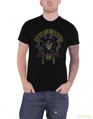 Guns N' Roses: Men's Tee: Slash 85 (Small)
