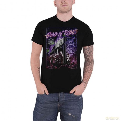 Guns N' Roses: Men's Tee: Sunset Boulevard (Large)