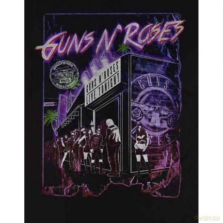 Guns N' Roses: Men's Tee: Sunset Boulevard (Medium)