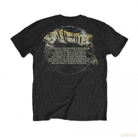 Guns N' Roses: Men's Tee: Trashy Skull (Back Print) (Medium)