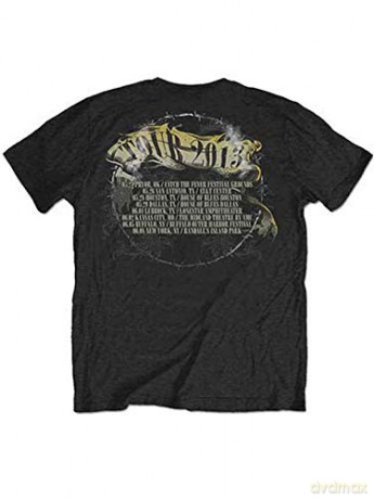 Guns N' Roses: Men's Tee: Trashy Skull (Back Print) (Medium)