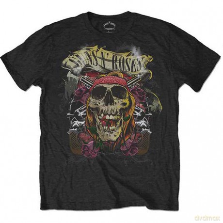 Guns N' Roses: Men's Tee: Trashy Skull (Back Print) (X-Large)