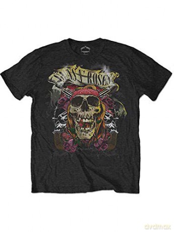 Guns N' Roses: Men's Tee: Trashy Skull (Back Print) (X-Large)