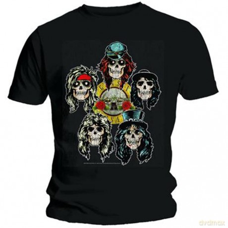Guns N' Roses: Men's Tee: Vintage Heads (Medium)