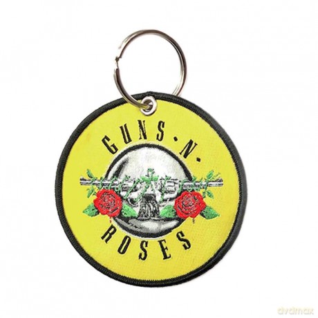 Guns n Roses: Guns N' Roses Patch Keychain: Classic Circle Logo (Double Sided)
