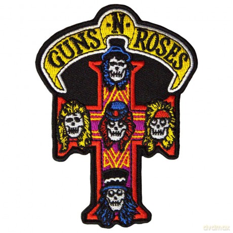 Guns n Roses: Guns N' Roses Standard Patch: Appetite For Destruction Cross