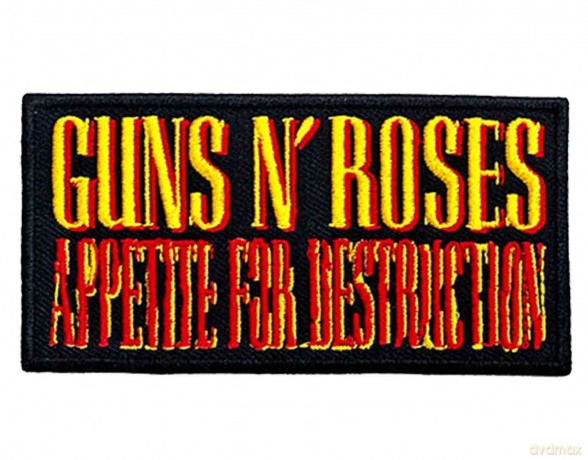Guns n Roses: Guns N' Roses Standard Patch: Appetite for Destruction