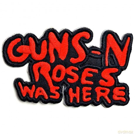 Guns n Roses: Guns N' Roses Standard Patch: Cut Out Was Here