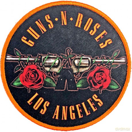 Guns n Roses: Guns N' Roses Standard Patch: Los Angeles Orange
