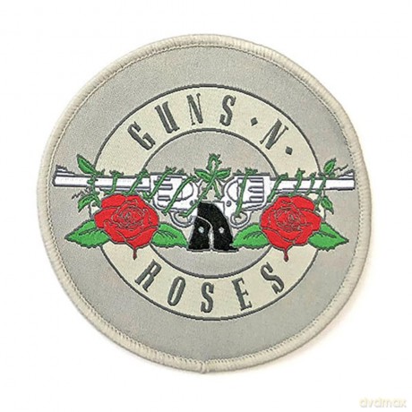 Guns n Roses: Guns N' Roses Standard Patch: Silver Circle Logo