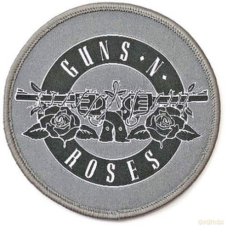 Guns n Roses: Guns N' Roses Standard Patch: White Circle Logo