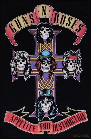 Guns n Roses: Guns N' Roses Textile Poster: Appetite For Destruction
