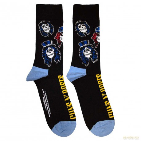 Guns n Roses: Guns N' Roses Unisex Ankle Socks: Skulls Band (Black) (UK Size 4 - 7)