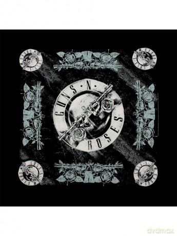 Guns n Roses: Guns N' Roses Unisex Bandana: Logo (Black)