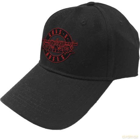 Guns N' Roses: Unisex Baseball Cap: Red Circle Logo