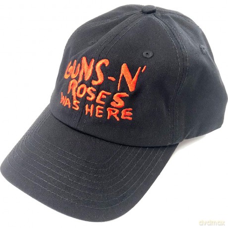 Guns n Roses: Guns N' Roses Unisex Baseball Cap: Was Here (Black) (Ex-Tour)