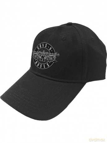 Guns N' Roses: Unisex Baseball Cap: White Circle Logo
