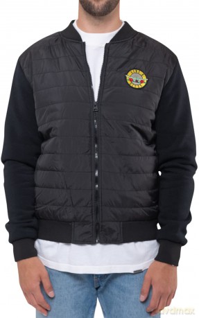 Guns n Roses: Guns N' Roses Unisex Quilted Jacket: Classic Logo (Medium)