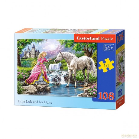 CASTOR 108 EL. Księżniczka i jej koń [PUZZLE]