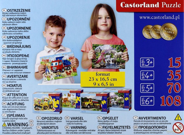 CASTOR 108 EL. Księżniczka i jej koń [PUZZLE]