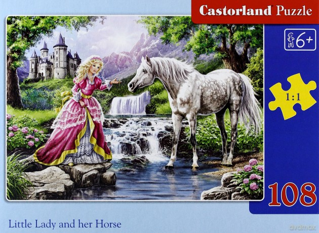 CASTOR 108 EL. Księżniczka i jej koń [PUZZLE]