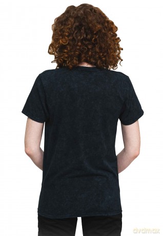 Guns n Roses: Guns N' Roses Unisex T-Shirt: Monochrome Cross (Dip-Dye On Black) (Wash Collection) (XX-Large)