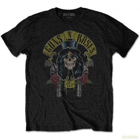 Guns n Roses: Guns N' Roses Unisex T-Shirt: Slash 85 (Black) (XXX-Large)