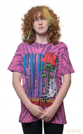 Guns n Roses: Guns N' Roses Unisex T-Shirt: UYI Pistol (Purple) (Wash Collection) (XX-Large)