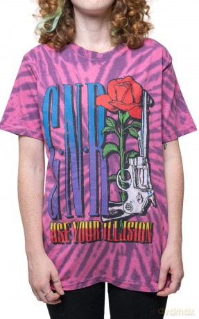 Guns n Roses: Guns N' Roses Unisex T-Shirt: UYI Pistol (Purple) (Wash Collection) (XX-Large)