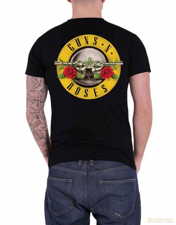 Guns N' Roses: Unisex Tee: Classic Logo (Back Print/Retail Pack) (XX-Large)