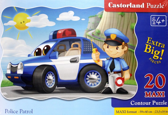 CASTOR 20 EL. MAXI Patrol policyjny [PUZZLE]