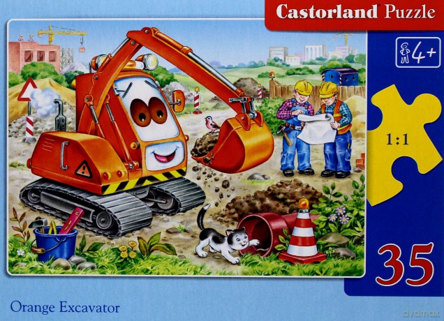CASTOR 35 EL. Koparka [PUZZLE]
