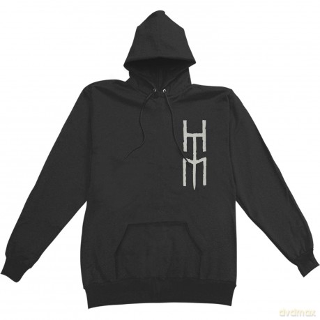 Him: HIM Men's Pullover Hoodie: HIM Graphic with Back Printing (X-Large)