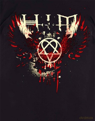 Him: HIM Men's Tee: Wings Splatter (Large)