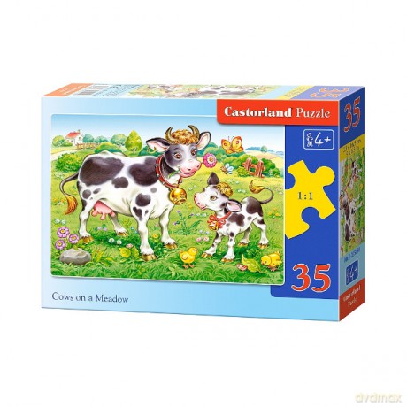 CASTOR 35 EL. Krowy na łące [PUZZLE]