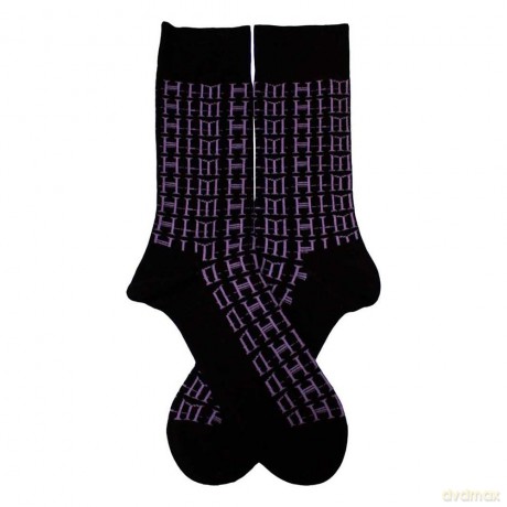 Him: HIM Unisex Ankle Socks: Logo Repeat (Black) (UK Size 7 - 11)
