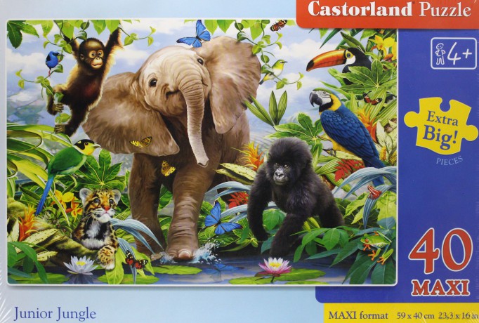 CASTOR 40 EL. MAXI Junior Jungle [PUZZLE]