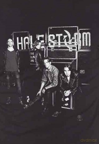 Halestorm: Unisex T-Shirt: The Wild Cover (Black) (Back Print) (Medium)