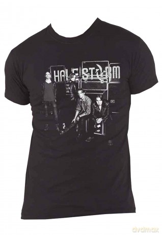 Halestorm: Unisex T-Shirt: The Wild Cover (Black) (Back Print) (Medium)