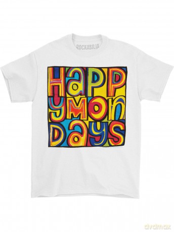 Happy Mondays: Men's Tee: Logo (Small)