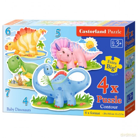 CASTOR 47 EL. Dinozaury [PUZZLE]
