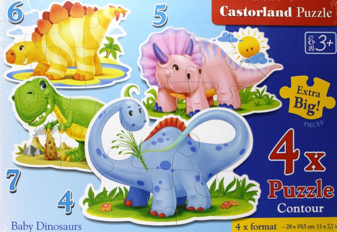 CASTOR 47 EL. Dinozaury [PUZZLE]