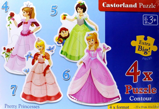 CASTOR 47 EL. Śliczne Księżniczki [PUZZLE]
