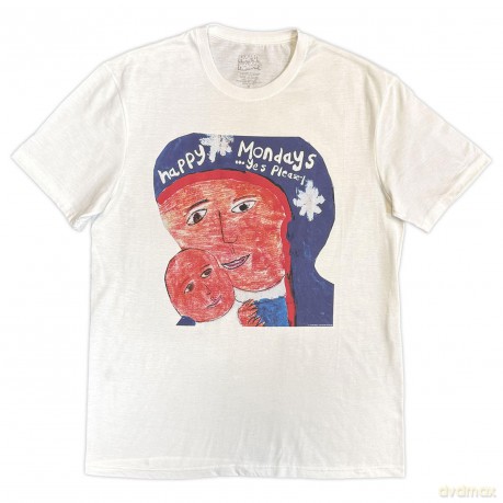 Happy Mondays: Unisex T-Shirt: Yes Please (White) (Small)