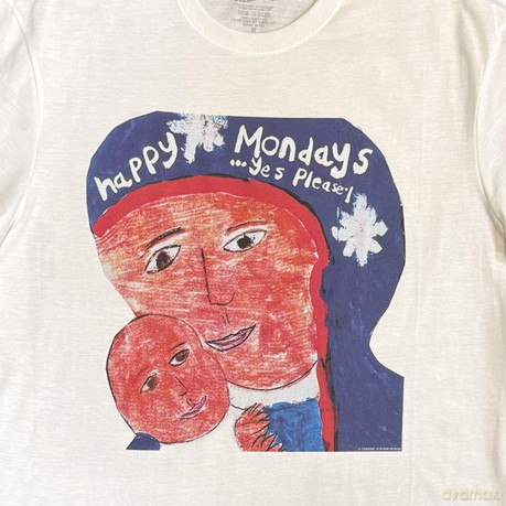 Happy Mondays: Unisex T-Shirt: Yes Please (White) (Small)