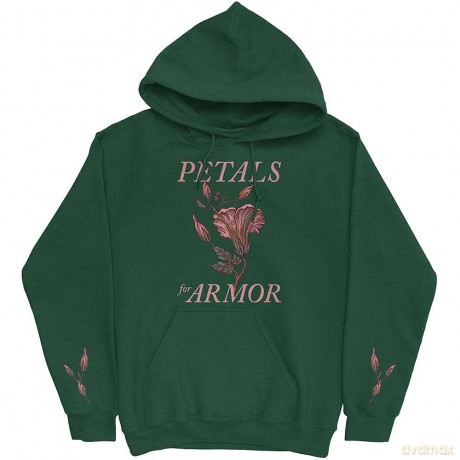 Hayley Williams: Unisex Pullover Hoodie: Petals (Green) (Sleeve Print) (XX-Large)